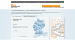Desktop Screenshot of gzfa.de