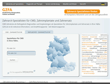 Tablet Screenshot of gzfa.de